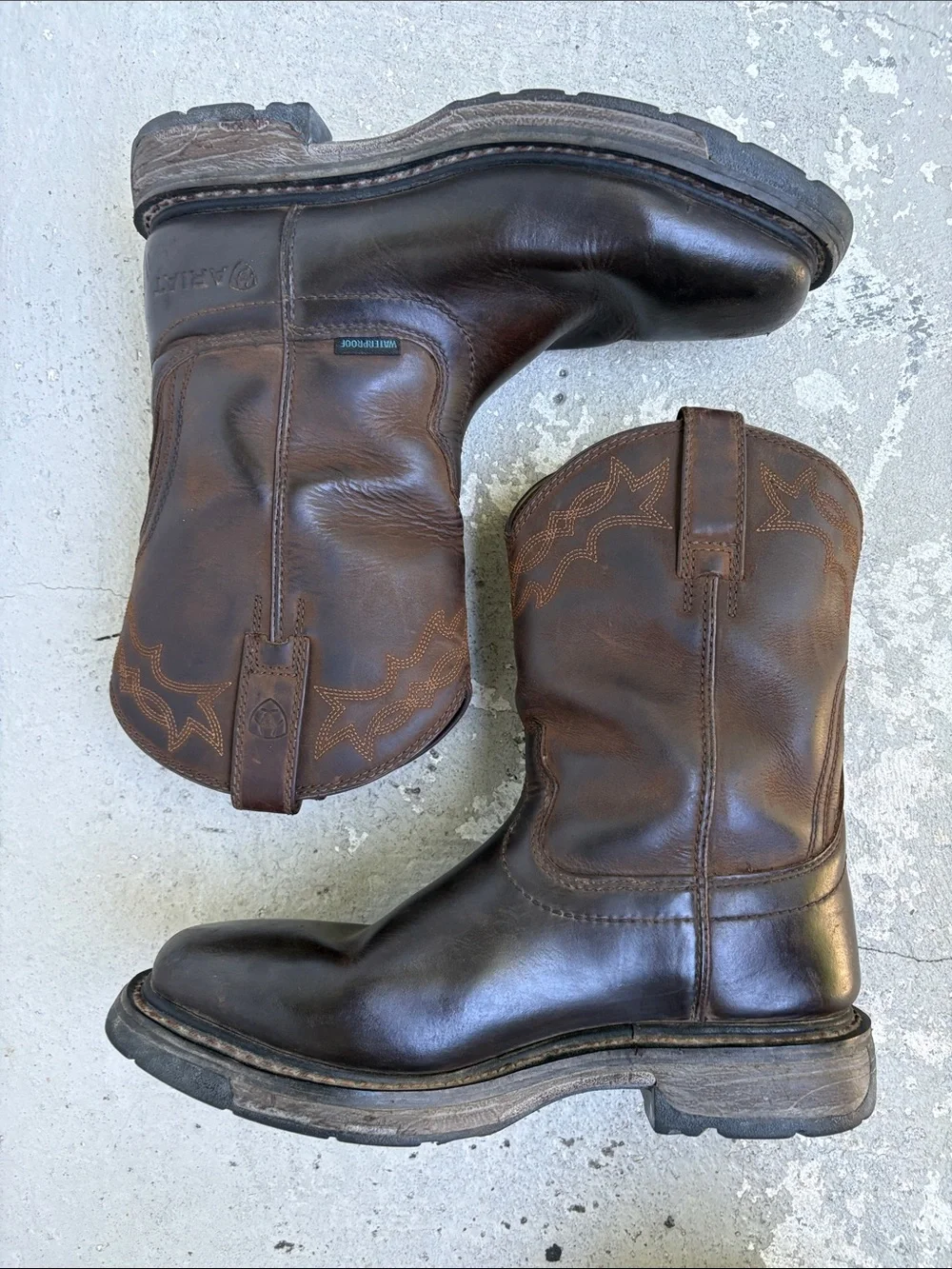 Ariat waterproof work boots